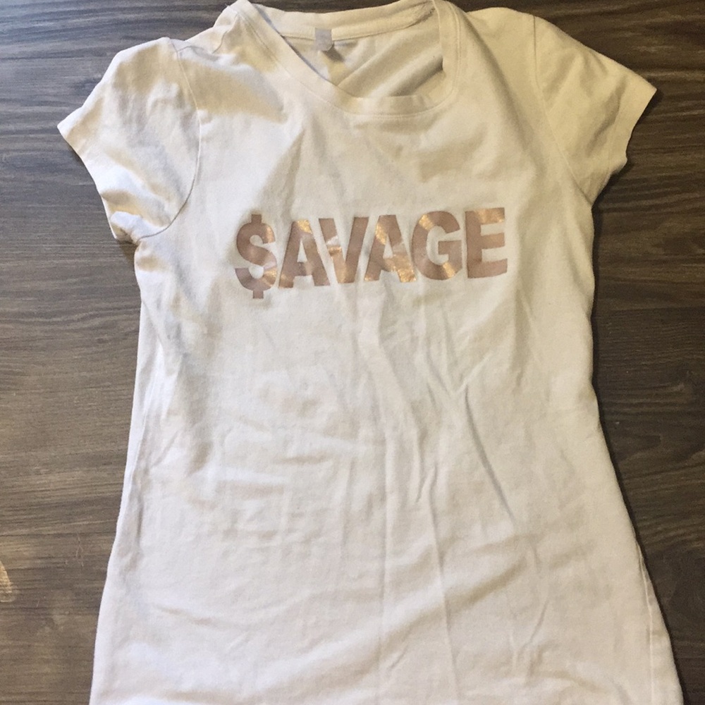 White Graphic Tee